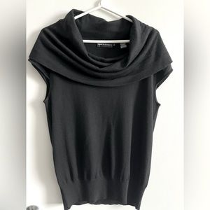 Dana Buchman Sleeveless Cowl Neck Cashmere Sweater